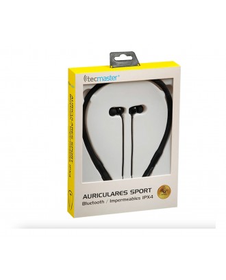 Auriculares Deportivos IP4 Impermeables Bluetooth Tecmaster