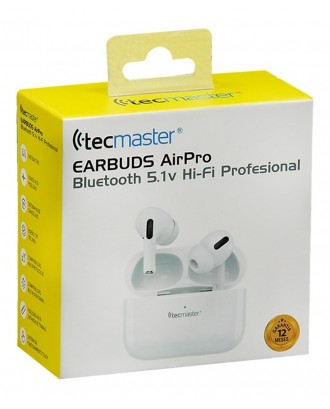 Audífonos Bluetooth 5.1V HI-FI Pro Noise Cancel Tecmaster