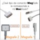 Cargador Compatible con Macbook 13 Mac 16.5V/60w Magsafe
