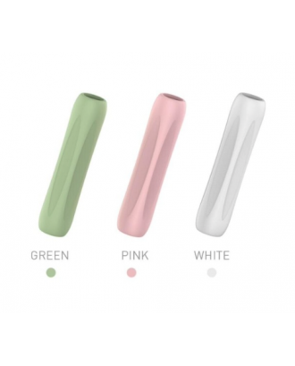 Set Grips Para Apple Pencil 1 Blanco Verde Rosado