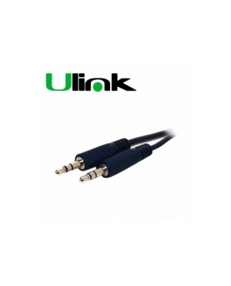 Cable Auxiliar Audio 3.5 Jack 1.5MT Ulink Negro