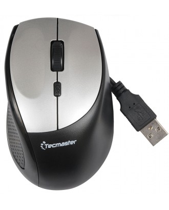 Mouse Notebook USB DPI Ajustable Tecmaster Silver