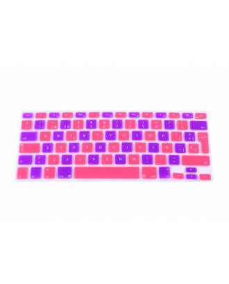 Protector de teclado compatible con macbook pro air Bicolor